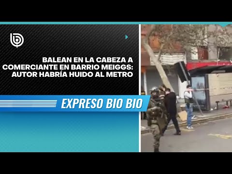 Balean en la cabeza a comerciante en barrio Meiggs: autor habría huido al Metro