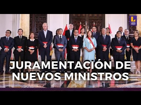 Dina Boluarte tomó juramento a ministros de Economía, Defensa, Ambiente y Energía
