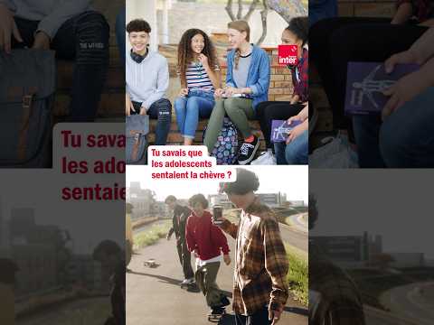 Tu savais que les adolescents sentaient la chèvre ? #shorts