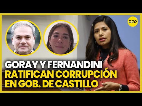 Sobre Sada Goray y Mauricio Fernandini: Es un duro golpe a la corrupción, indica Diana Gonzales