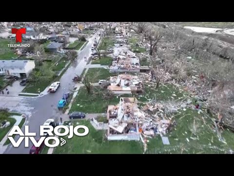 Destrucción por tornados mortales en el Medio Oeste | Al Rojo Vivo | Telemundo