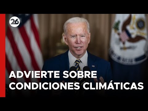 EEUU | Joe Biden advierte sobre condiciones climáticas extremas
