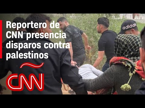 Un reportero de CNN ve cómo disparan a un palestino en la Ribera Occidental