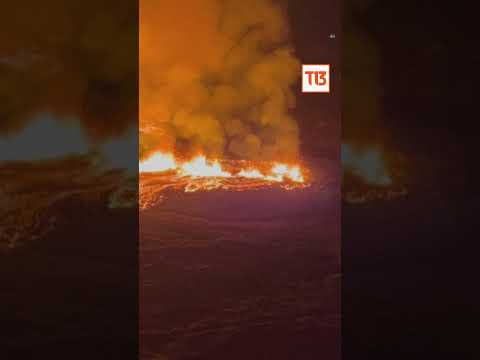 Islandia: Nueva erupción volcánica se registra cerca de Grindavik