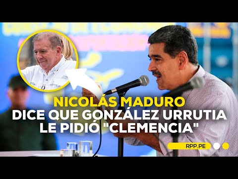 Maduro afirma que González Urrutia le pidió clemencia para salir de Venezuela | AGENCIA