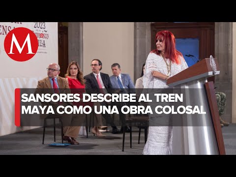 “Súbete, guerrero jaguar”: Layda Sansores estrena canción del Tren Maya en La Mañanera