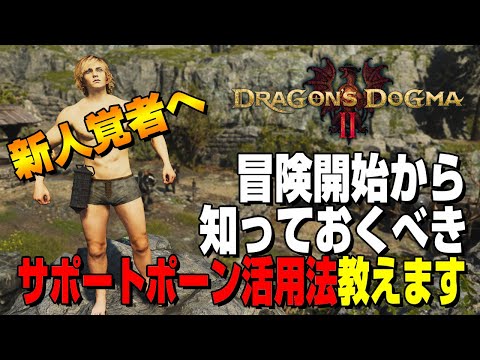 知らないと損する！？開始直後からでも役立つサポートポーンの活用法3選【ドラゴンズドグマ2】