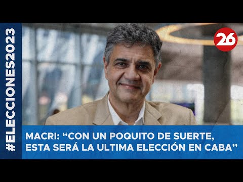 Jorge Macri: Con un poquito de suerte, esta será la ultima elección en CABA | #Elecciones2023