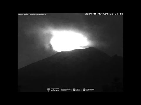 El #Volcán  #Popocatépetl registra INTENSA actividad I #EnVivo