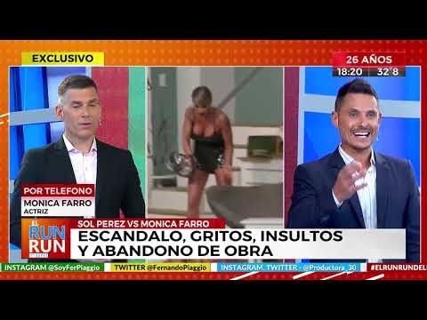 Mónica Farro en El Run Run: Soy la única vedette en la Argentina hoy
