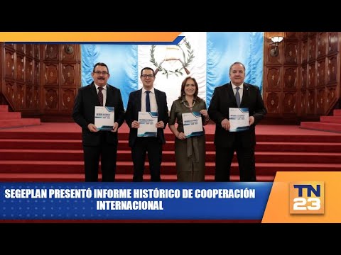 Segeplan presentó informe histórico de cooperación internacional
