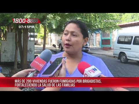 Fumigación en barrio El Riguero garantiza salud a las familias – Nicaragua