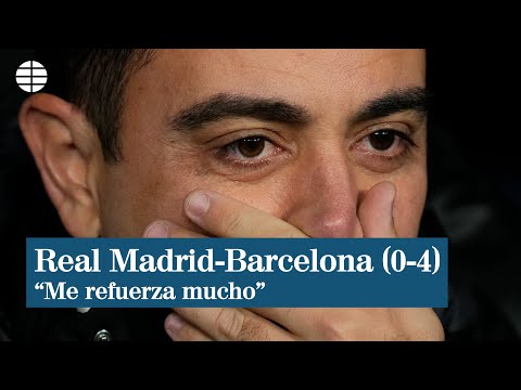 Xavi: Ganar 0 4 en el Bernabéu me refuerza mucho