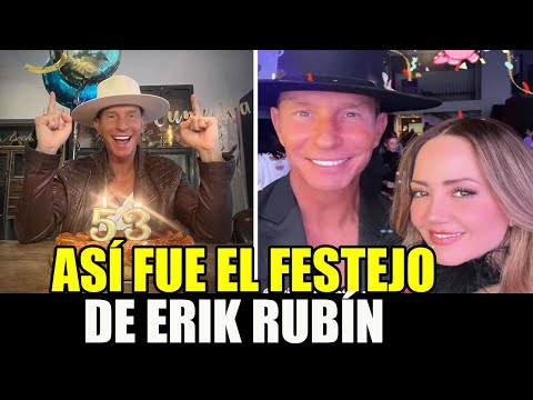 Andrea Legarreta y Erik Rubin, en familia celebran el cumpleaños del ex Timbiriche