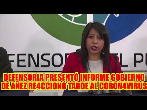 INFORME DE LA DEFENSORIA JEANINE AÑEZ MONOPOLIZÓ EL OXÍG3NO CON UNA SOLA EMPR3SA EN BOLIVIA..