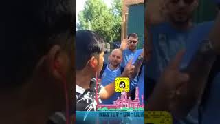 لقاء طريف بين مشجع سعودي ومشجعين من الاوروغواي
