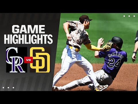 Rockies vs. Padres Game Highlights (8/4/24) | MLB Highlights