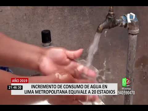 El consumo del agua en Lima Metropolitana se incrementó en 50 mil millones cúbicos.