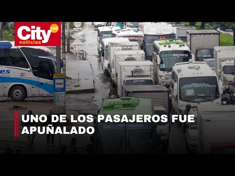 Violento atraco a bus intermunicipal al sur de Bogotá | CityTv
