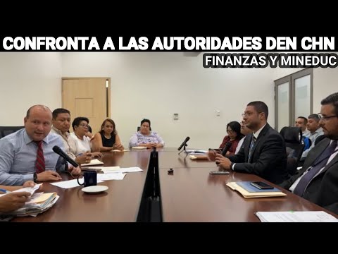 CRISTIAN ALVAREZ CONFRONTA A LAS AUTORIDADES DE CHN, FINANZAS Y MINEDUC, GUATEMALA.