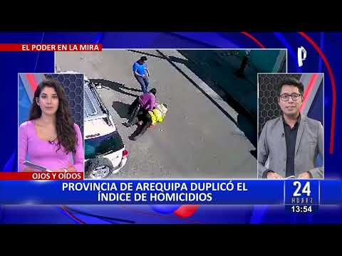 24 horas | Se duplican los homicidios en Arequipa