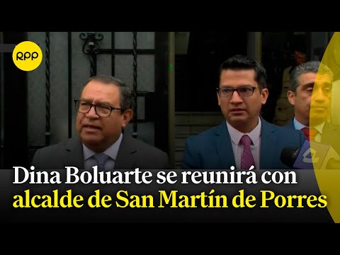 Alberto Otárola anuncia que Dina Boluarte se reunirá con alcalde de San Martín de Porres