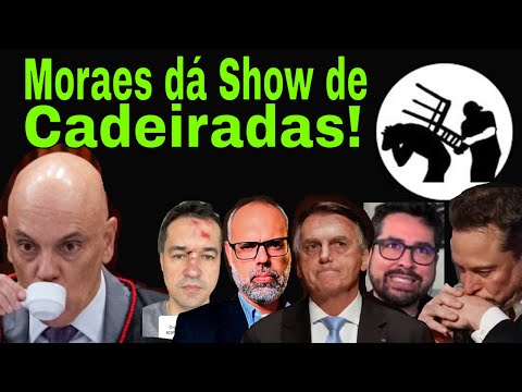 QUE CADEIRADA! MORAES REAGE E MUSK CUMPRE ORDENS! ZONZO QUER VOLTAR AO BRASIL! OS SÓCIOS SINISTROS!