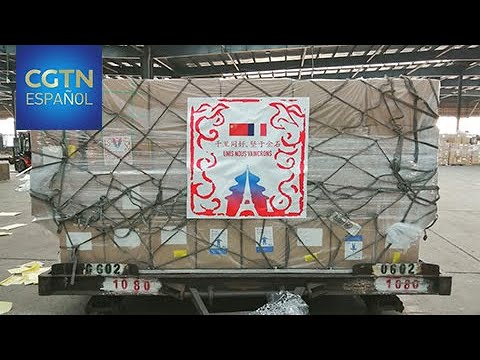Llega a Francia el envío de 100 toneladas de suministros médicos procedente de China