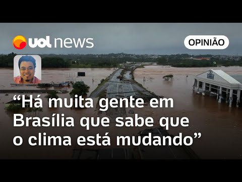 Inundação no RS: Brasil acordou sobre mudanças climáticas, mas precisa se mexer, diz Sakamoto