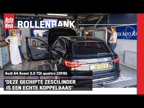 Audi A4 Avant 3.0 TDI quattro (2016) - Op de rollenbank