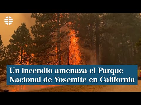 Un incendio amenaza el Parque Nacional de Yosemite en California