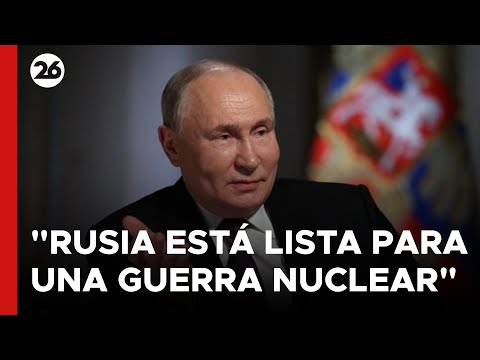 Vladímir Putin asegura que Rusia está preparada para una guerra nuclear