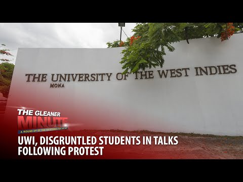 THE GLEANER MINUTE: UWI students protest | Greg Christie defends | Water restrictions for Kingston