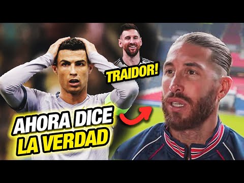 ¡ALERTA! SERGIO RAMOS TRAICIONA a CRISTIANO RONALDO,  DIJO QUE MESSI ES MEJOR QUE CR7