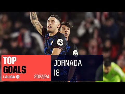 LALIGA TOP 5 Goles Jornada 18 LALIGA EA Sports 2023/2024