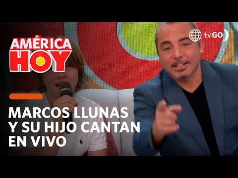 América Hoy: Dyango, Marcos Llunas y Axel Llunas en el set (HOY)