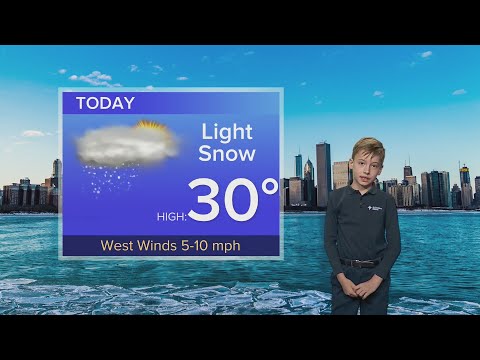 Adorable 4th grader reports Friday's weather forecast