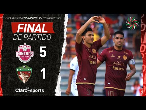 Mineros (5-1) Tlaxcala | Resumen Final | Liga Expansión MX | Apertura 2023 | Jornada 3