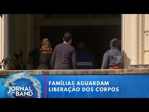 Parentes aguardam liberação dos corpos de vítimas da tragédia em Vinhedo (SP) | Jornal da Band