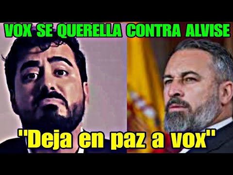 VOX SE QUERELLA CONTRA ALVISE POR CALUMNIAR Y DIFAMINAR A SANTIAGO ABASCAL