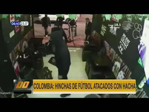 Colombia: Hinchas de fútbol atacados con hacha