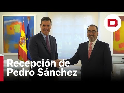 Sánchez recibe al presidente del Banco de Desarrollo de América Latina, Sergio Díaz-Granados