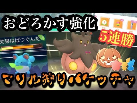 『ポケモンGO』環境に多いマリルに激強！技強化もされたバケッチャが化ける【ハロウィンリトルカップ】#ポケモン #ポケモンgo #gbl #pokemongo #pokemon #ゲーム #ゲーム実況