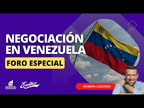 Foro sobre negociación en Venezuela con Gustavo Velásquez y Colette Capriles | Román Lozinski