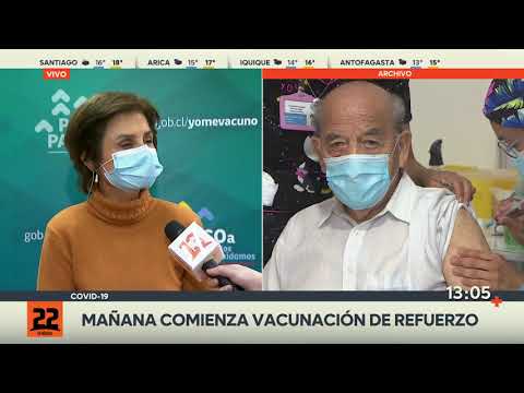 Este miércoles parte vacunación de dosis de refuerzo en Chile