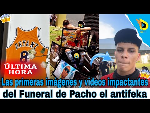 Las primeras imágenes y videos impactantes del Funeral de Pacho el antifeka