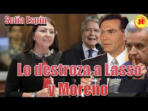 Sofia Espin con guantes duros a Lasso, Mahuad y Moreno - Destrozaron  el País