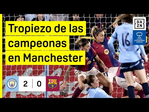 Manchester City vs FC Barcelona (2-0) | Resumen y goles | UEFA Women's Champions League 2024-25