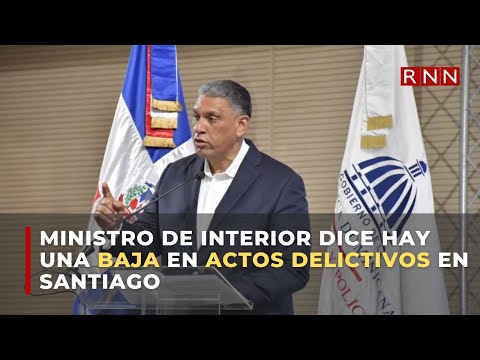 Ministro de interior dice hay una baja en actos delictivos en Santiago