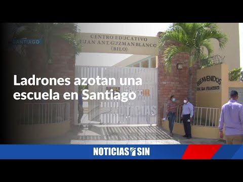 Santiago: roban por ocasión 27 en escuela